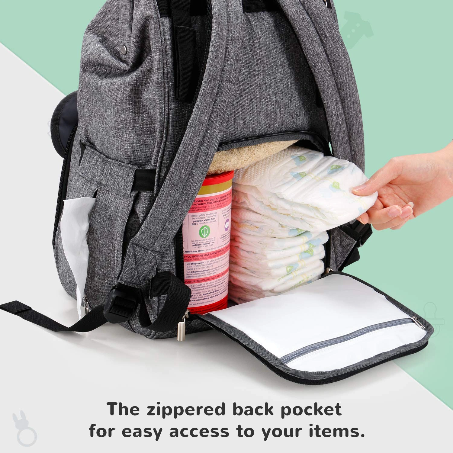 Lifewit Diaper Backpack: Chic & Functional for Mom & Dad's Adventures!
